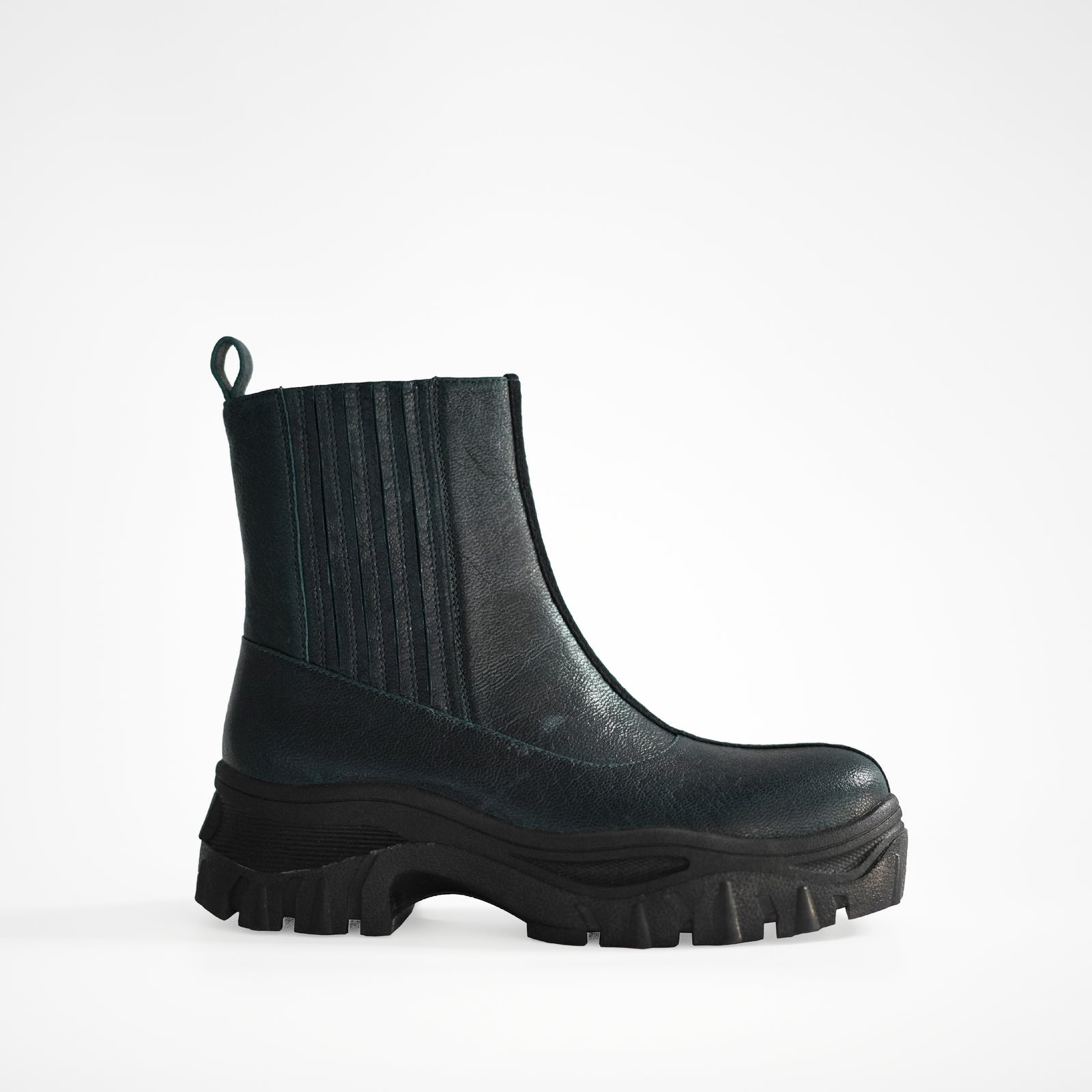 yuko imanishi +サイドゴアブーツRINO グリーン38美品